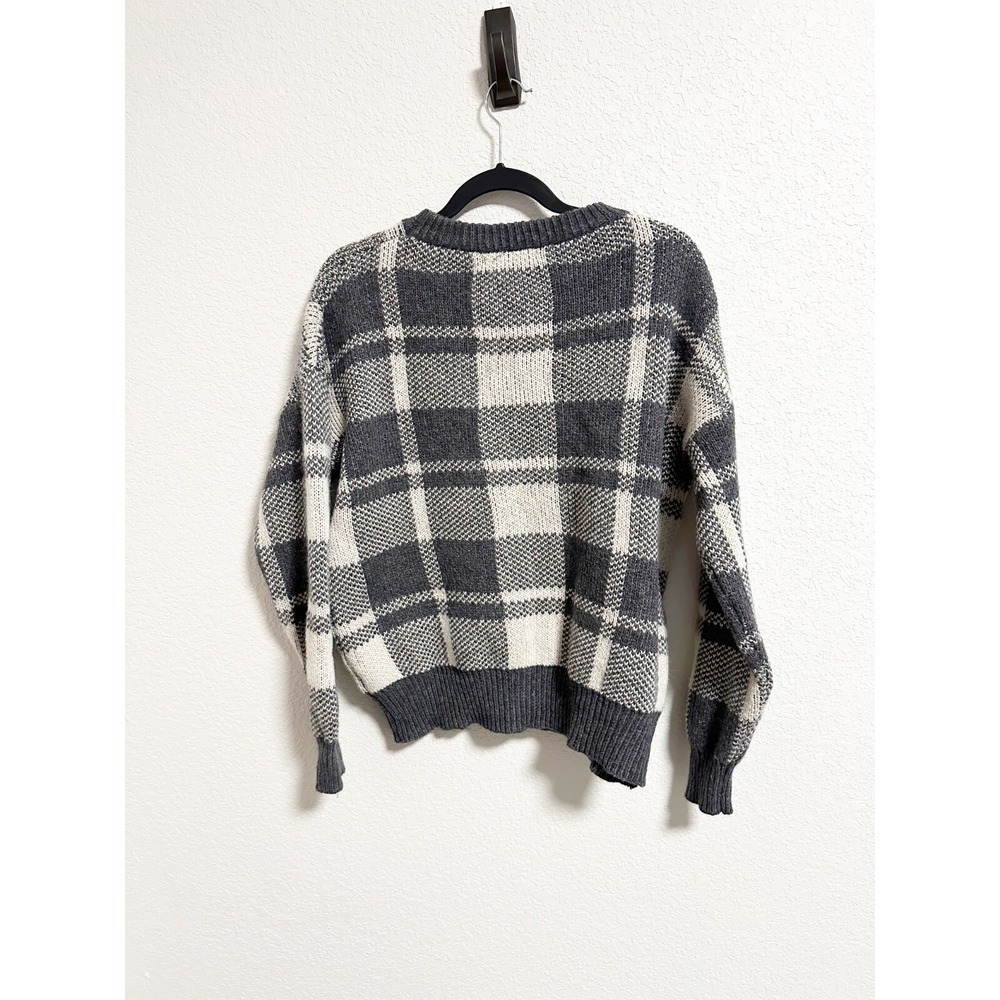 Heartloom Avery Pullover Sweater Crew Neck Wool Angora Blend Oatmeal Gray XL - Picture 4 of 7